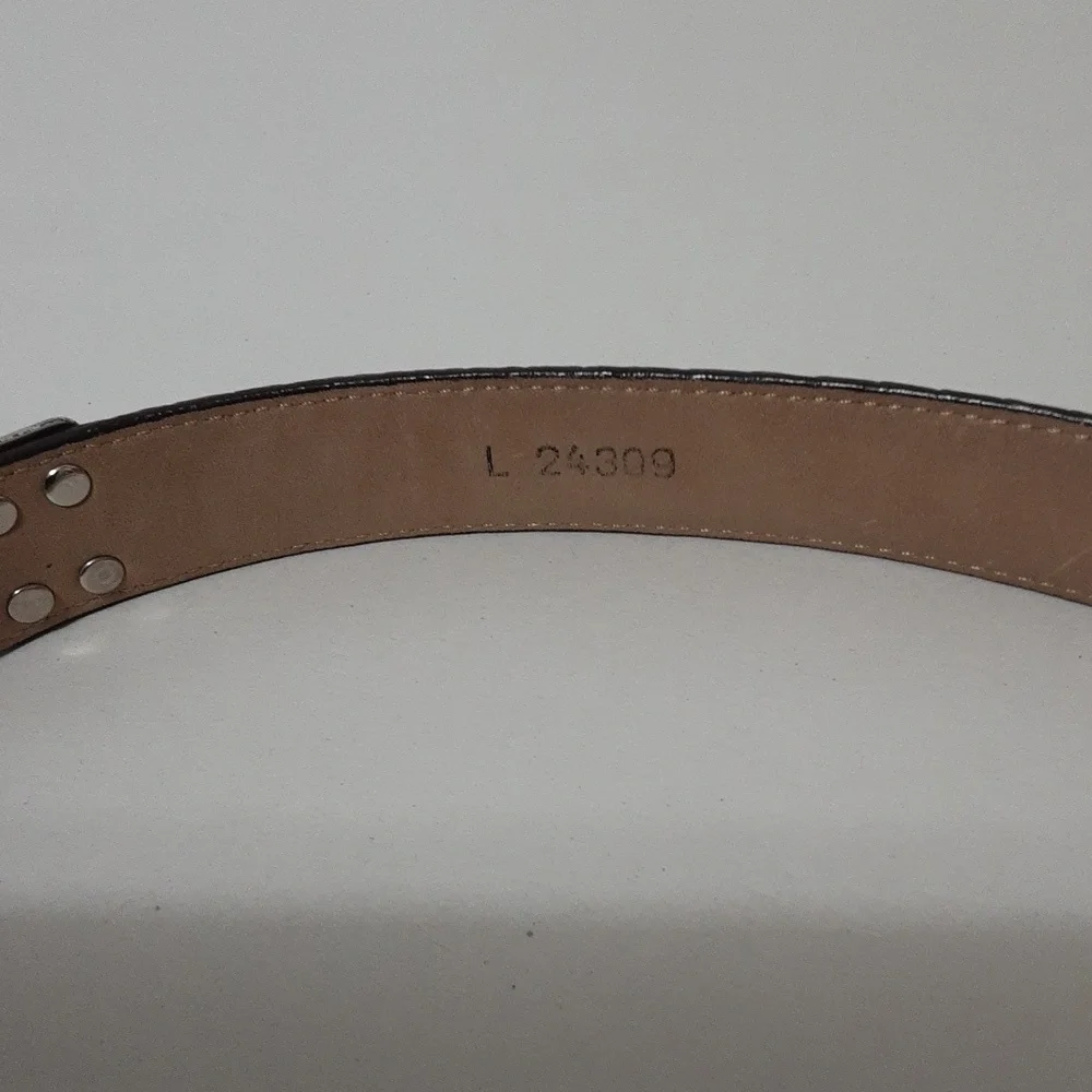 Brighton Women's‎ Leather Textures Detail Belt